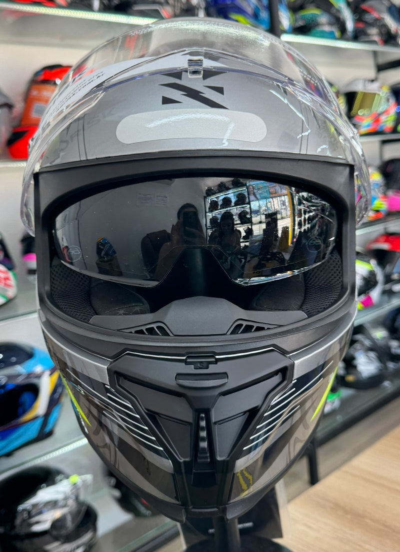 Capacete Norisk Strada II ST TIT/BLK/YLW