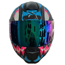 Capacete NORISK RAZOR HALLOWEEN MATTE BLK/BLUE