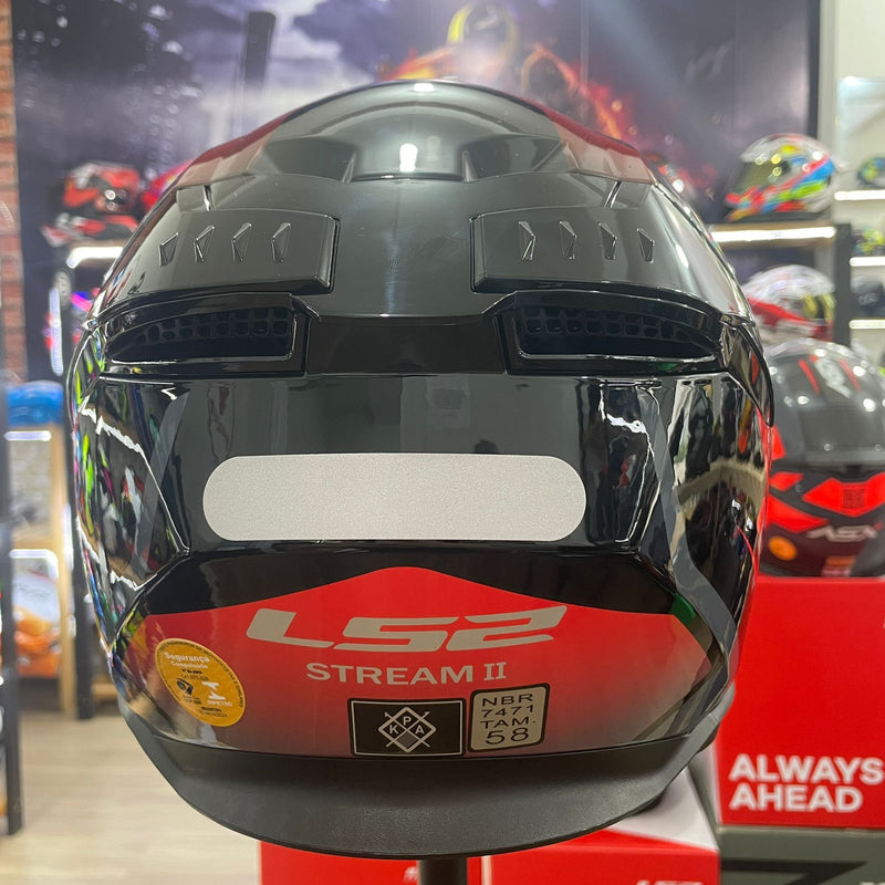 Capacete LS2 FF808 Stream II Fury Black/Red