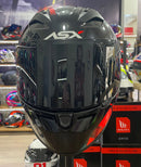 Capacete Sportivo ASX City Start Grafite e vermelho