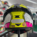 CAPACETE TEXX, RAPTOR HORNET ROXO BRANCO ROSA