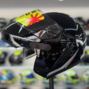 Capacete PEELS U-RB2 ESCAMOTEAVEL CLASSIC PRETO/PRATA