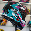 Capacete FW3 GTX FOX AZUL TIFFANNY