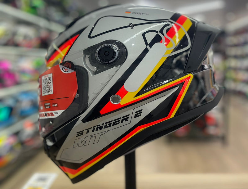 Capacete MT Stinger 2 Grand Prix C1 Alemanha