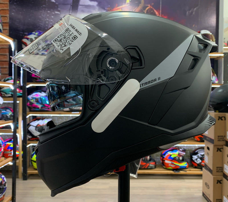 CAPACETE NORISK STRADA 2 EVOQUE MATT BLACK