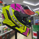 Capacete  Texx KAIMAN TEASER ROSA PRETO VERDE