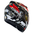 Capacete SPARK OROC Preto e Vermelho