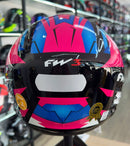 Capacete Aberto FW3 X Open Up Fox Rosa