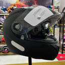 Capacete X troy com óculos interno Preto