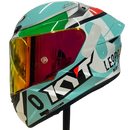 Capacete  KYT TT COURSE LEOPARD DALLA PORTA