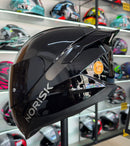 Capacete Norisk RAZOR SOLID EDITION  BLACK Viseira + Aero