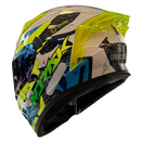 CAPACETE NORISK FLOW ROBOT YELLOW  + BRINDE VISEIRA COLORIDA e AEROFOLIO