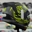 Capacete ORIGINE DINAMO FIGHTER FLUO YELLOW BLACK MATT