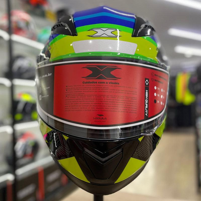 Capacete Texx STRIKE TRENTO AMARELO VERDE