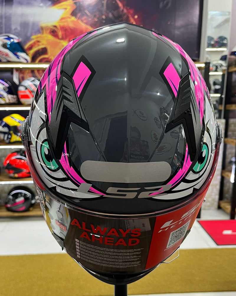 Capacete LS2 FF358 Classic Tribal Rosa