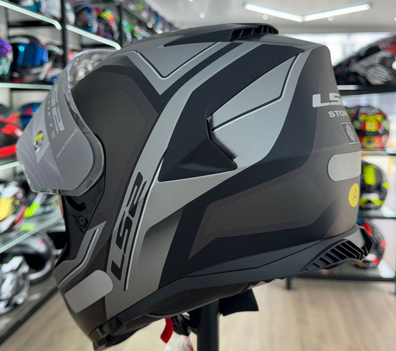 Capacete LS2 FF808 Stream II Shadow Matte Titanium