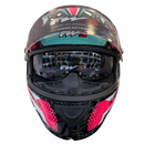 Capacete FW3 GTX SUPER AZUL TIFANY ROSA BRANCO