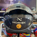 Capacete Norisk RAZOR SOLID EDITION TITANIO Viseira + Aero