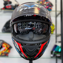 Capacete FW3 GTX STAR  Vermelho e Azul