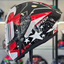 Capacete GP TECH SENSE ARMY PRETO VERM