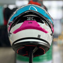 Capacete TEXX HUNTER ARK PRETO ROSA TIFANNY