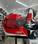 CAPACETE HJC I90 WASCO VERMELHO PRETO E BRANCO