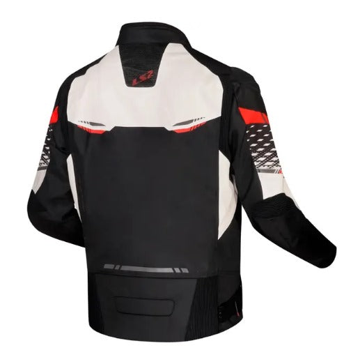 JAQUETA LS2 Apex Preto/Branco/Vermelho
