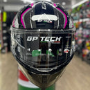 Capacete GP TECH PILOT MOTION PRETO ROSA