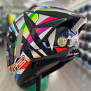 Capacete LS2 THUNDER C GP FLASH BLACK