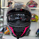 Capacete FW3 GTX STAR Rosa e Azul