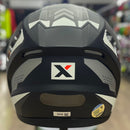 Capacete ASX CITY SV DIAGON PRETO PRATA FOSCO