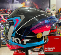 CAPACETE KYT TT COURSE OVERTCH BLACK PINK