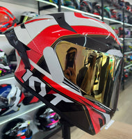 CAPACETE TT COURSE GRAND PRIX BLUE AND RED