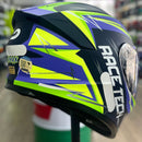 Capacete RACE TECH HIT SPARK MATTE BLU
