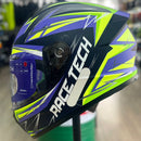 Capacete RACE TECH HIT SPARK MATTE BLU