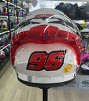 CAPACETE NORISK FLOW DAYTONA WHT RED