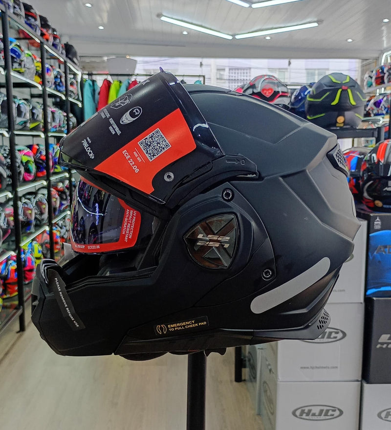 Capacete LS2 FF906 MONOCOLOR MATTE BLACK