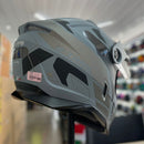 CAPACETE BIEFFE  B-TRAIL CONQUEST CINZA FOSCO/PTO