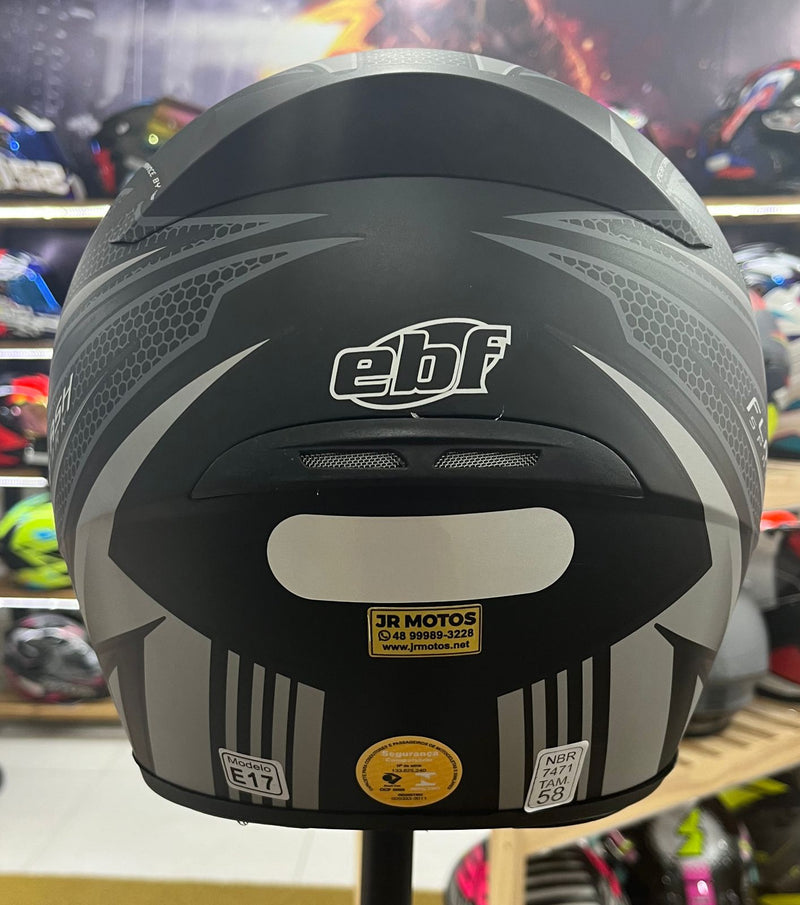 Capacete EBF Spark Flash Prata