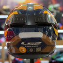 CAPACETE LS2 FF808 STREAM II VINTAGE BLUE/ORANGE