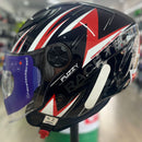 Capacete RACE TECH PLAY FUZZY BLACK/RED