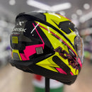 Capacete NORISK RAZOR SPEEDMAX BLACK HV YELLOW