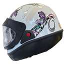 Capacete EBF AUTOMÁTICO BORBOLETA  Branco