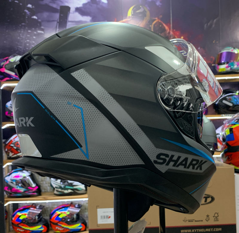 Capacete Shark D-SKWAL 3 SIZLER MATT KAB