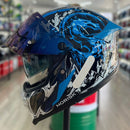 Capacete NORISK ROCK MORTAL KOMBAT, SUB-ZERO BLUE