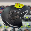 Capacete PEELS U-RB2 CLASSIC ESCAMOTEAVEL PRETO FOSCO/ PRATA