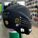 Capacete FW3 X OPEN UP LIMITED PRETO FOSCO
