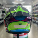 Capacete TEXX SPIHE GEAR VERDE AZUL