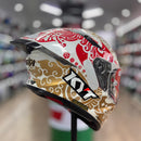 Capacete KYT TT REVO ENEA IDN 2023 WHITE PEARL