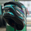 Capacete LS2 STREAM II FF808 FIREFLY MATTE BLUE PURPLE